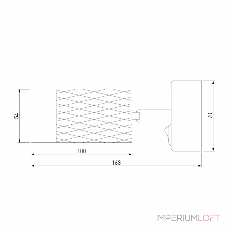 Бра Eurosvet Mizar 20088/1 белый/серебро Цвет плафонов серебро Цвет арматуры белый