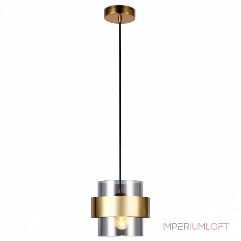 Подвесной светильник Ambrella Traditional 2 TR3645 Цвет арматуры золото Цвет плафонов серый