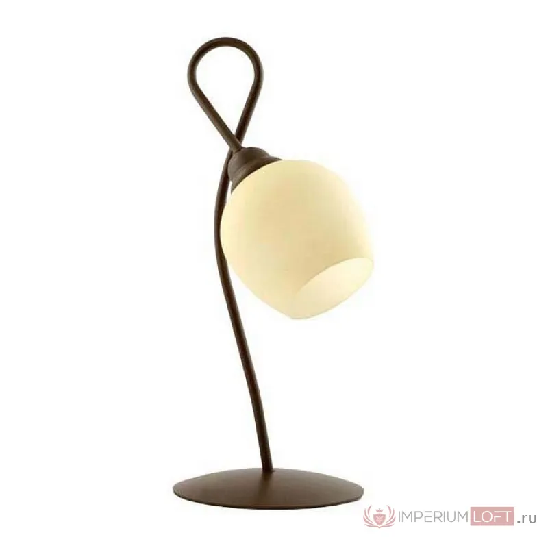 Настольная лампа декоративная Nowodvorski Miki 1509 цвет арматуры бронза цвет плафонов белый от ImperiumLoft