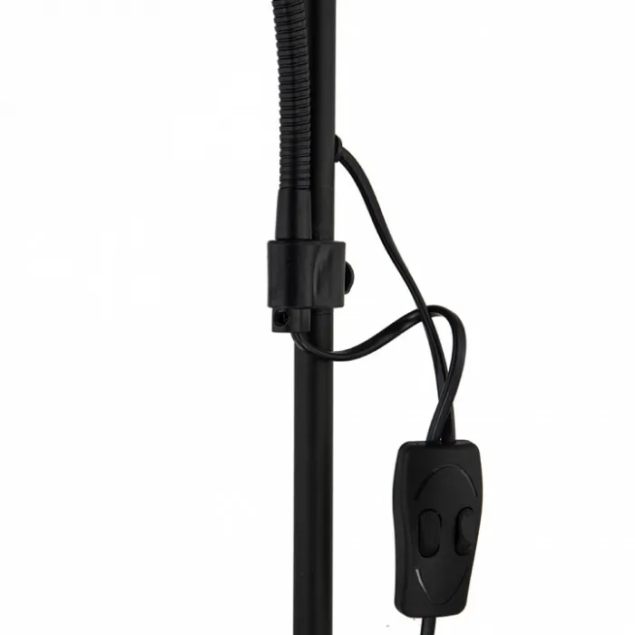 Торшер с подсветкой Arte Lamp Duetto A9569PN-2BK Цвет арматуры Черный Цвет плафонов Белый от ImperiumLoft