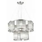 Подвесная люстра ST-Luce Velletri SL1627.103.11 Цвет арматуры серый Цвет плафонов неокрашенный