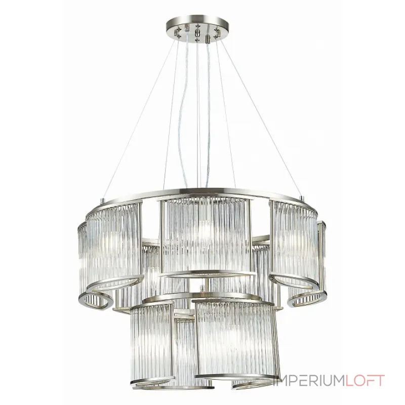 Подвесная люстра ST-Luce Velletri SL1627.103.11 Цвет арматуры серый Цвет плафонов неокрашенный