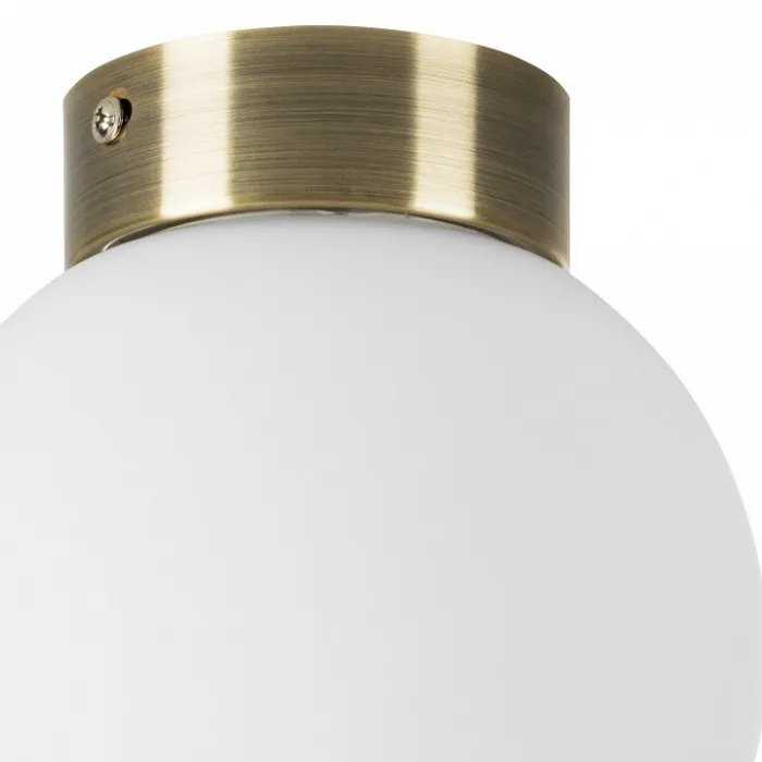 Накладной светильник Lightstar Globo 812011 Цвет арматуры коричневый Цвет плафонов белый от ImperiumLoft