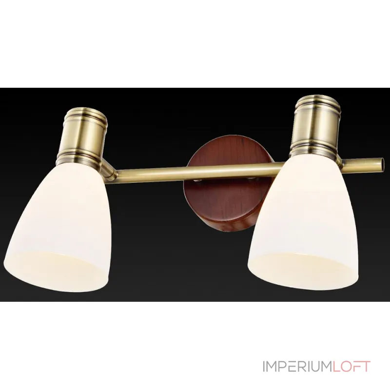 Спот TopLight Sharyl TL3720Y-02BB Цвет арматуры бронза Цвет плафонов белый