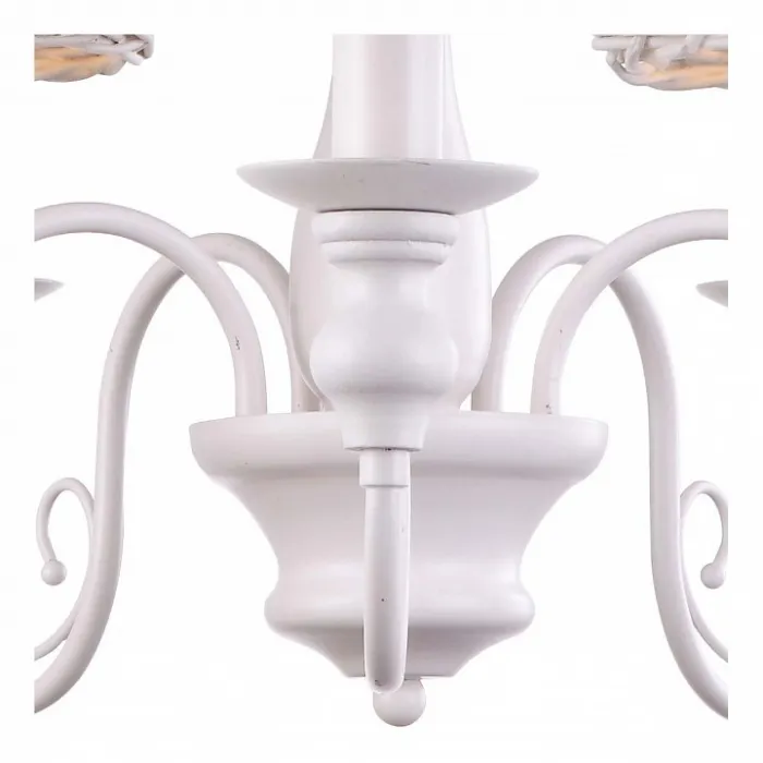 Подвесная люстра Arte Lamp Villaggio A3400LM-5WH Цвет арматуры белый Цвет плафонов белый от ImperiumLoft