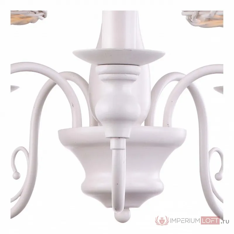 Подвесная люстра Arte Lamp Villaggio A3400LM-5WH Цвет арматуры белый Цвет плафонов белый от ImperiumLoft
