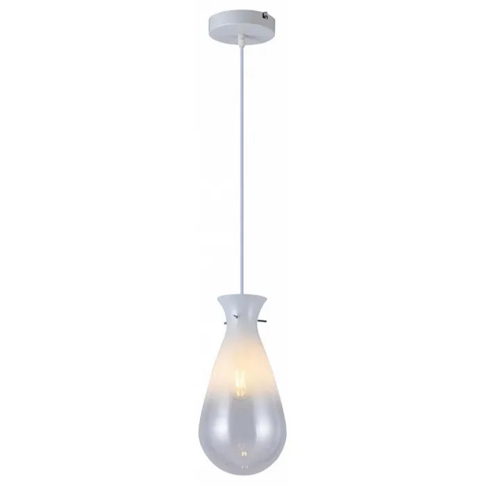 Подвесной светильник TopLight Margery TL1219H-01WС Цвет плафонов прозрачный Цвет арматуры белый от ImperiumLoft