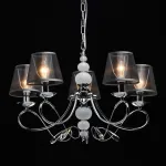 Подвесная люстра MW-Light Федерика 684012005 Хром , плафон Черный от ImperiumLoft