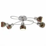 Потолочная люстра Arte Lamp Illusione A6125PL-5SS 