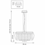 Подвесной светильник Lightstar Acquario 752084 Цвет арматуры хром Цвет плафонов прозрачный от ImperiumLoft