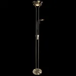 Торшер с подсветкой Arte Lamp Duetto A4329PN-2AB Цвет арматуры бронза Цвет плафонов бронза от ImperiumLoft