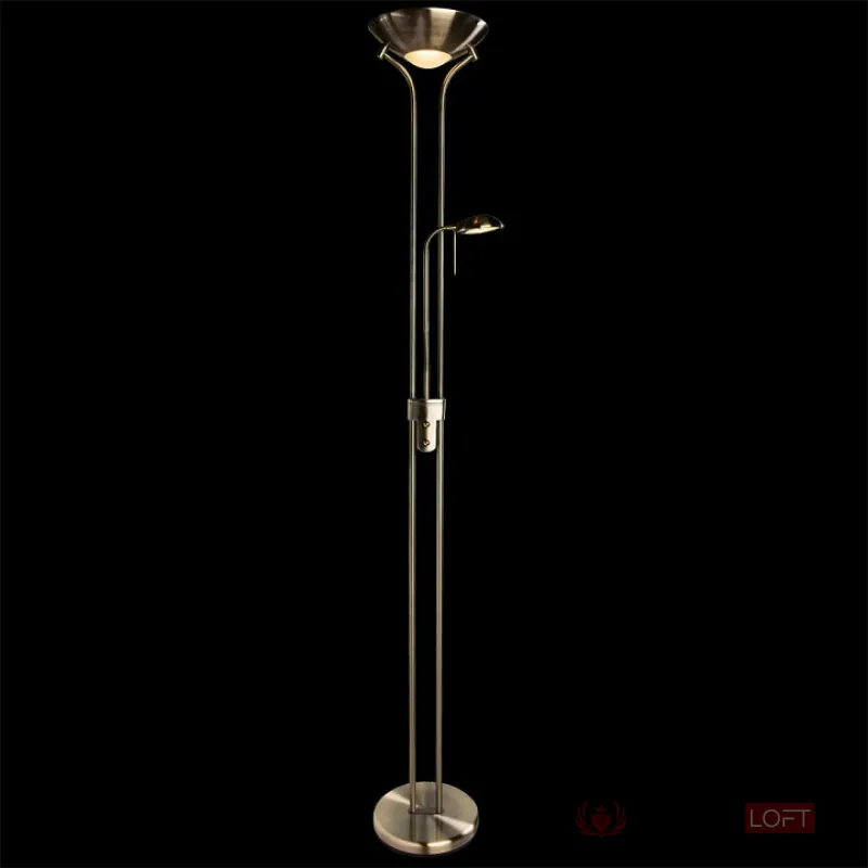 Торшер с подсветкой Arte Lamp Duetto A4329PN-2AB Цвет арматуры бронза Цвет плафонов бронза от ImperiumLoft