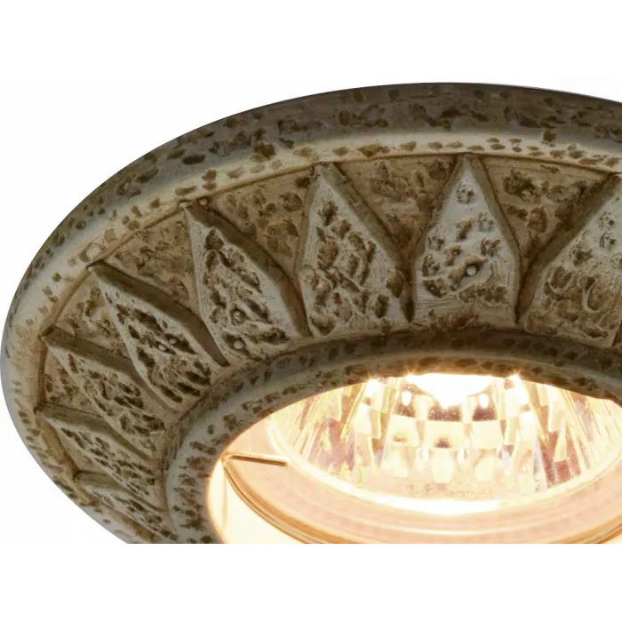 Встраиваемый светильник Arte Lamp Plaster A5253PL-1WC Цвет арматуры кремовый Цвет плафонов прозрачный от ImperiumLoft