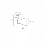 Трековый светильник Artemide L162590 от ImperiumLoft