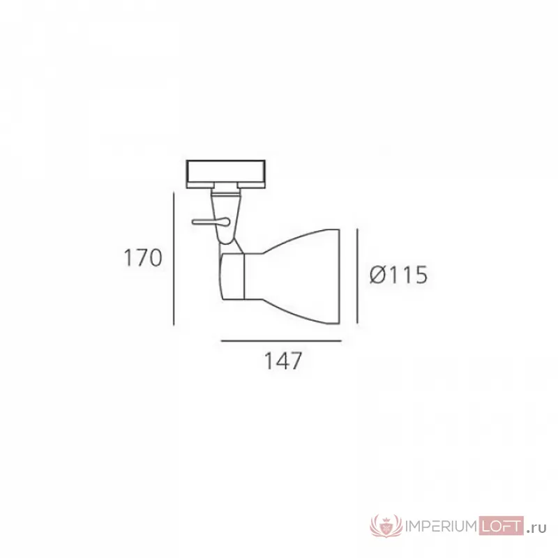 Трековый светильник Artemide L162590 от ImperiumLoft