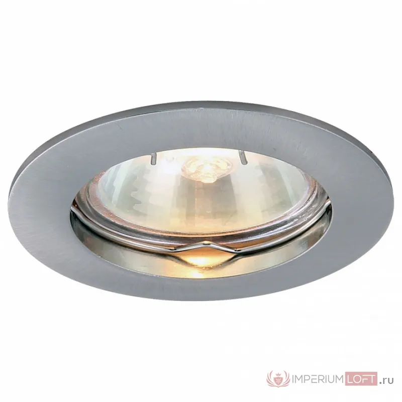 Встраиваемый светильник Arte Lamp Basic A2103PL-1SS Цвет арматуры серебро Цвет плафонов белый от ImperiumLoft