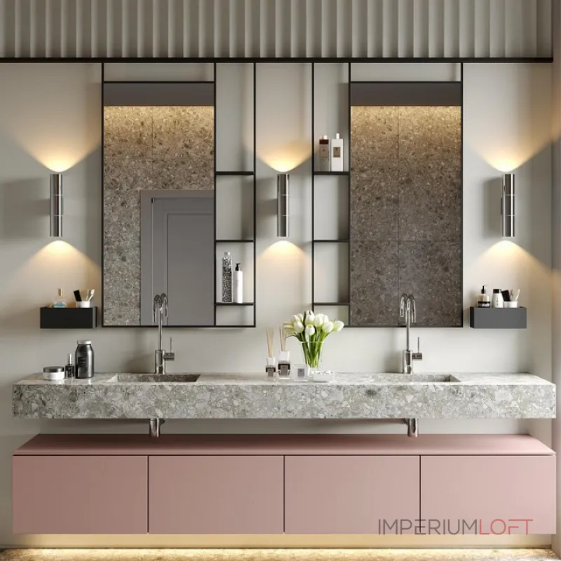 Бра Odeon Light Bazel 4281/2WA Цвет арматуры хром Цвет плафонов хром