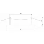Встраиваемый светильник Elektrostandard 122 MR16 122 MR16