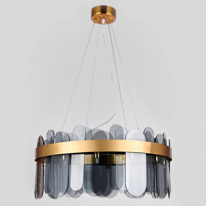 Подвесной светильник Ambrella Traditional 14 TR5344 Цвет арматуры золото Цвет плафонов серый от ImperiumLoft
