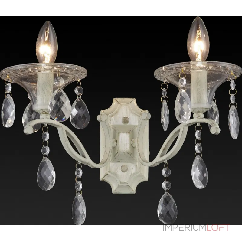 Бра TopLight Zoe TL7220B-02RY Цвет арматуры белый Цвет плафонов прозрачный
