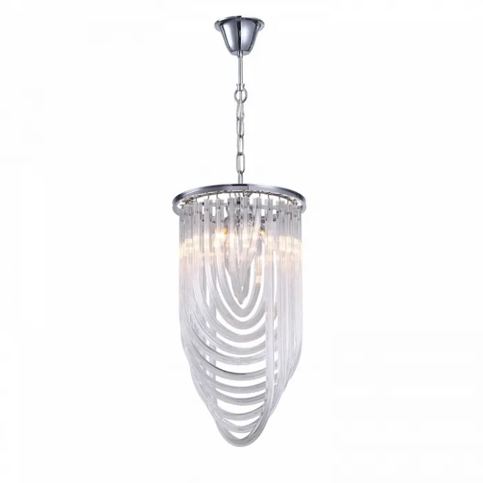 Подвесной светильник DeLight Collection Murano Glass KR0116P-3 chrome Цвет арматуры хром Цвет плафонов прозрачный от ImperiumLoft