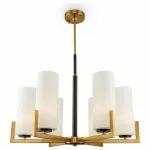 Подвесная люстра Maytoni Fortano MOD089PL-06BS Цвет арматуры латунь Цвет плафонов белый от ImperiumLoft