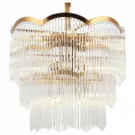 Подвесная люстра Stilfort Seauty 2121/03/16P Цвет плафонов прозрачный Цвет арматуры латунь