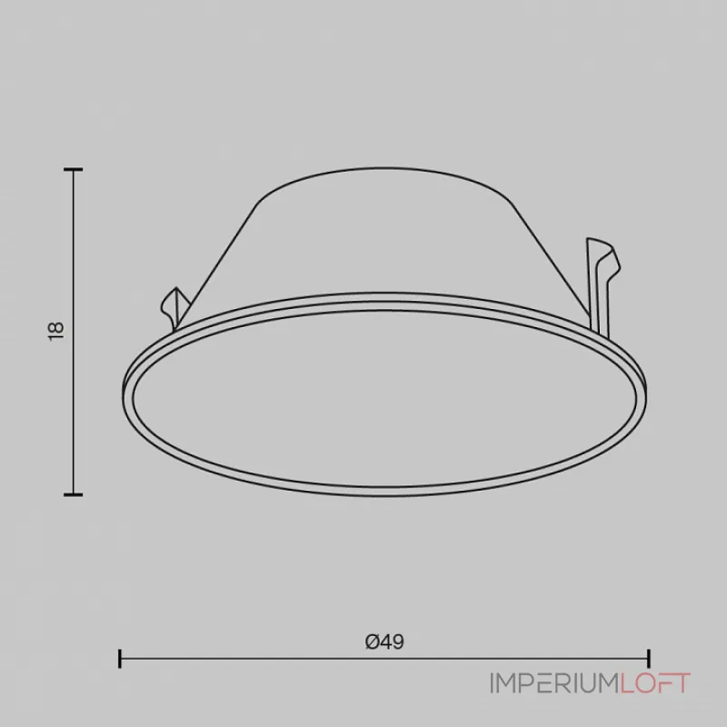 Кольцо декоративное Maytoni Wise Ring057-7-MG