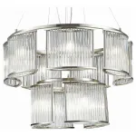 Подвесная люстра ST-Luce Velletri SL1627.103.11 Цвет арматуры серый Цвет плафонов неокрашенный
