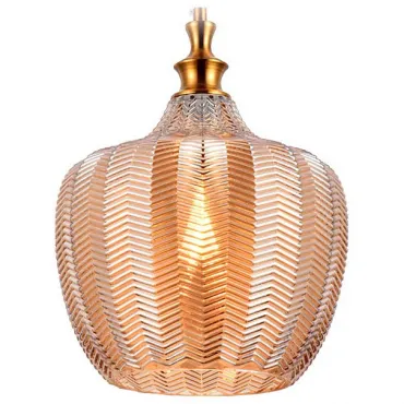 Подвесной светильник Ambrella Traditional 8 TR3531 Цвет плафонов янтарный Цвет арматуры бронза