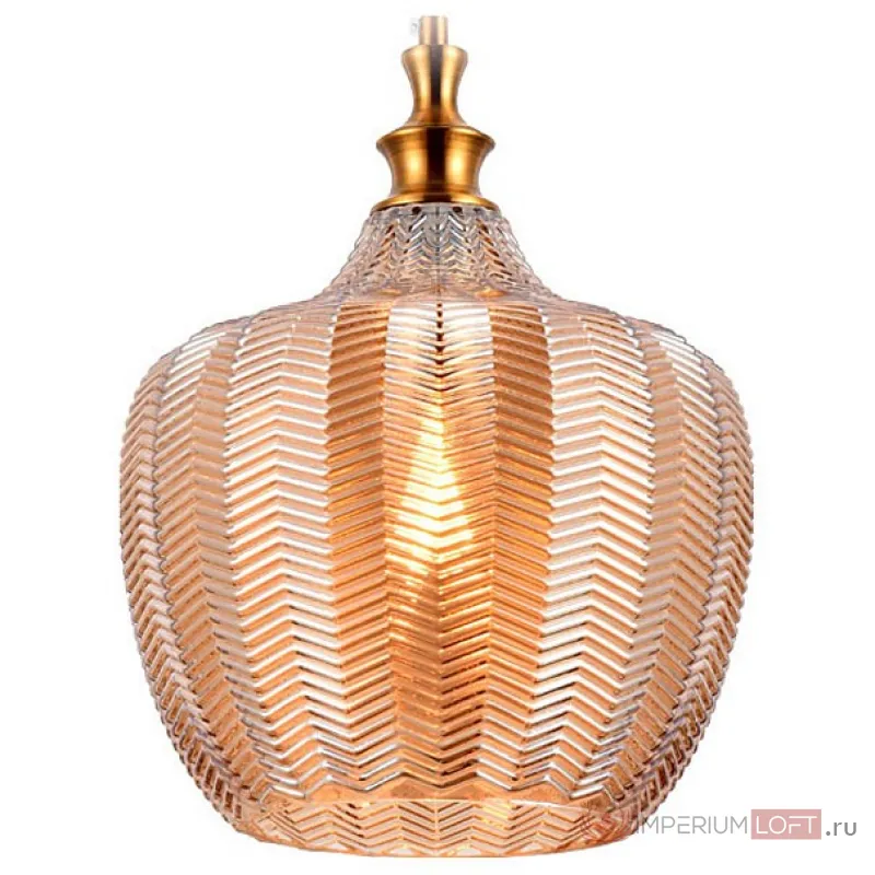 Подвесной светильник Ambrella Traditional 8 TR3531 Цвет плафонов янтарный Цвет арматуры бронза от ImperiumLoft