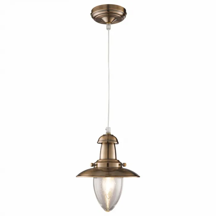 Подвесной светильник Arte Lamp Fisherman A5518SP-1RB Цвет арматуры бронза Цвет плафонов прозрачный от ImperiumLoft