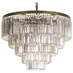 Подвесной светильник Divinare Nova 3005/23 SP-18 Цвет арматуры латунь Цвет плафонов коричневый от ImperiumLoft
