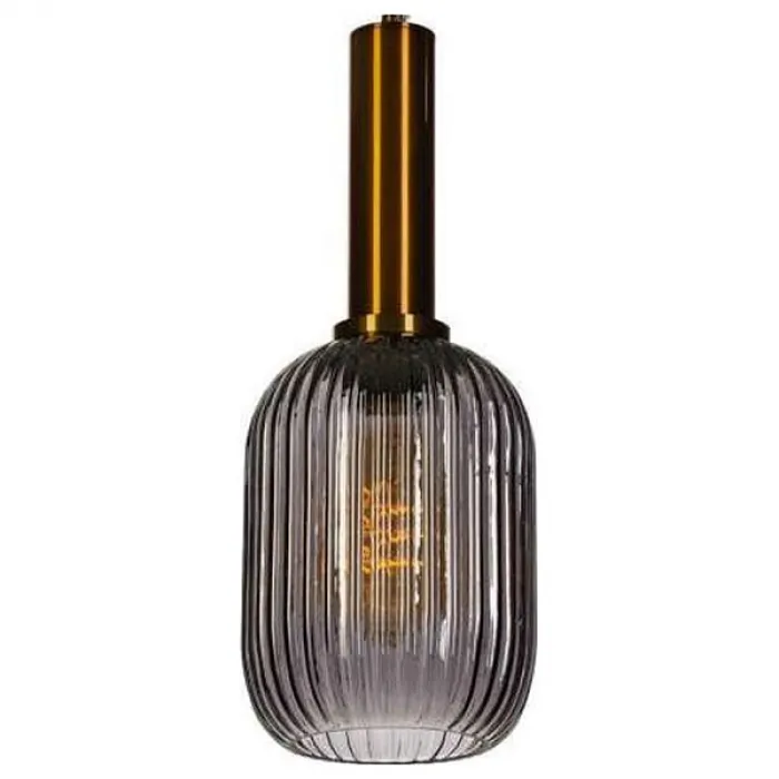 Подвесной светильник Loft it Iris 2070-A+BR Цвет арматуры медь Цвет плафонов серый от ImperiumLoft