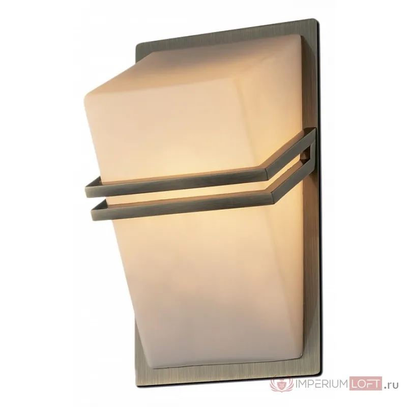 Накладной светильник Odeon Light Tiara 2023/1W Цвет арматуры бронза Цвет плафонов белый от ImperiumLoft