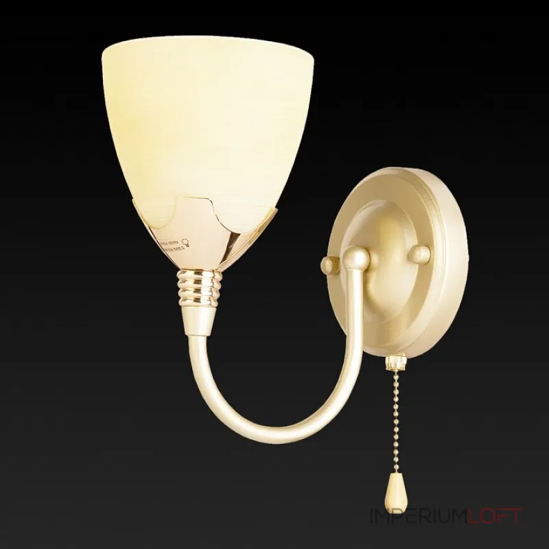 Бра TopLight Lucia TL3630B-01MG Цвет арматуры золото Цвет плафонов желтый