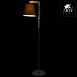 Торшер Arte Lamp Pinocchio A5700PN-1BK Цвет арматуры коричневый Цвет плафонов черный от ImperiumLoft