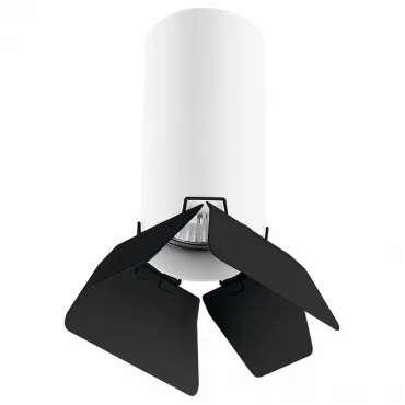 Накладной светильник Lightstar Rullo 3 R486437 Цвет плафонов черно-белый