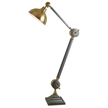 Торшер DeLight Collection Floor Lamp KM603F(B) Цвет арматуры черный Цвет плафонов латунь