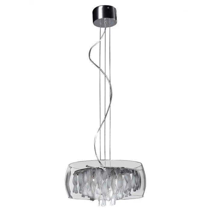 Подвесной светильник Lightstar Acquario 752084 Цвет арматуры хром Цвет плафонов прозрачный от ImperiumLoft