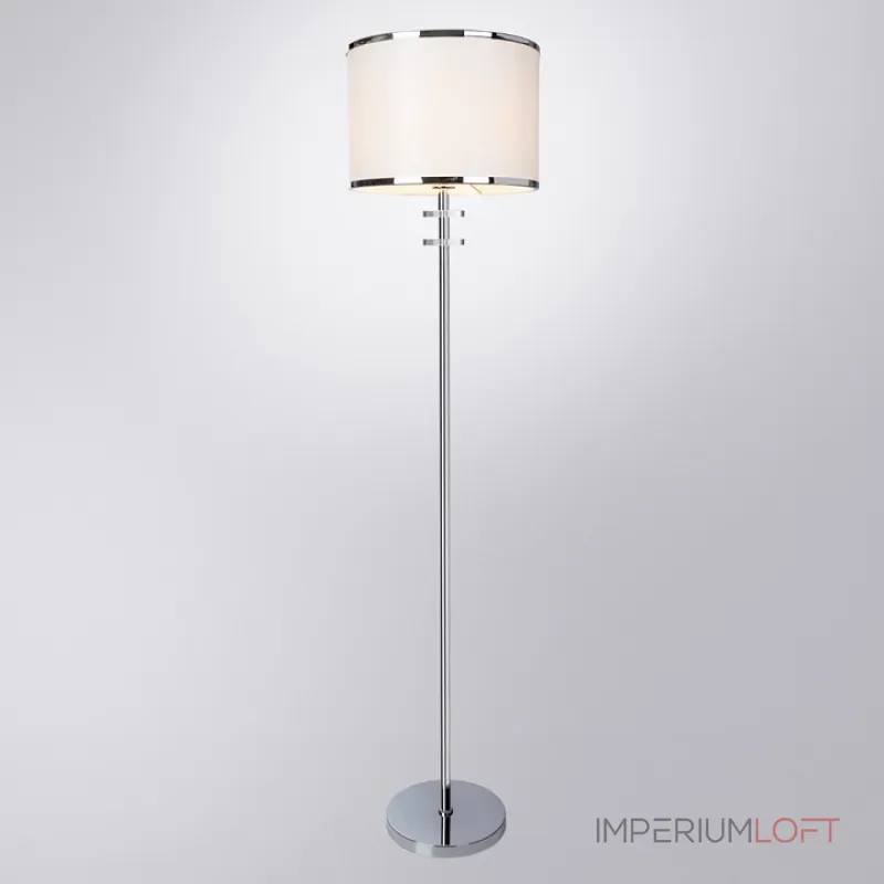 Торшер Arte Lamp Furore A3990PN-1CC Цвет арматуры Серый Цвет плафонов Белый Торшер Arte Lamp Furore A3990PN-1CC Цвет арматуры Серый Цвет плафонов Белый