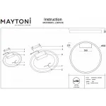 Накладной светильник Maytoni Rim MOD058CL-L50W3K от ImperiumLoft