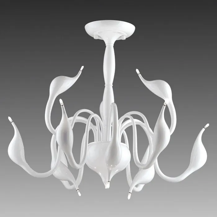 Люстра на штанге Lightstar Cigno Collo 751026 Цвет арматуры белый от ImperiumLoft