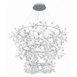 Подвесная люстра ST-Luce Rafina SL379.103.486 Цвет арматуры серебро Цвет плафонов белый от ImperiumLoft