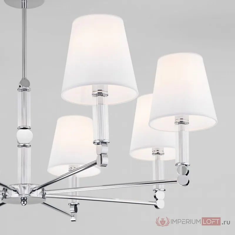 Люстра на штанге Eurosvet Conso 60145/8 хром от ImperiumLoft