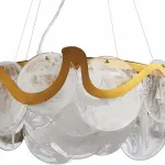 Подвесная люстра Stilfort Sweet 2130/03/08P Цвет плафонов прозрачный Цвет арматуры золото