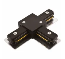 Соединитель с токопроводом T-образный для треков Arte Lamp Track Accessories A140006 Цвет арматуры черный