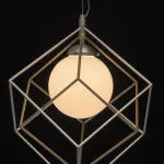 Подвесной светильник MW-Light Призма 1 726010201 Цвет арматуры никель Цвет плафонов бронза от ImperiumLoft