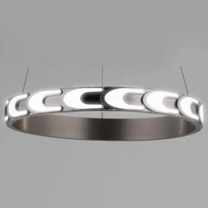 Подвесной светильник Eurosvet Chain 90163/1 сатин-никель 35W от ImperiumLoft