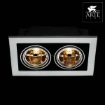 Встраиваемый светильник Arte Lamp Technika 2 A5930PL-2SI Цвет арматуры серебро Цвет плафонов серебро от ImperiumLoft